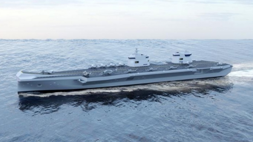 Tàu sân bay mới của Hàn Quốc có thể sẽ giống chiến hạm HMS Queen Elizabeth của Anh